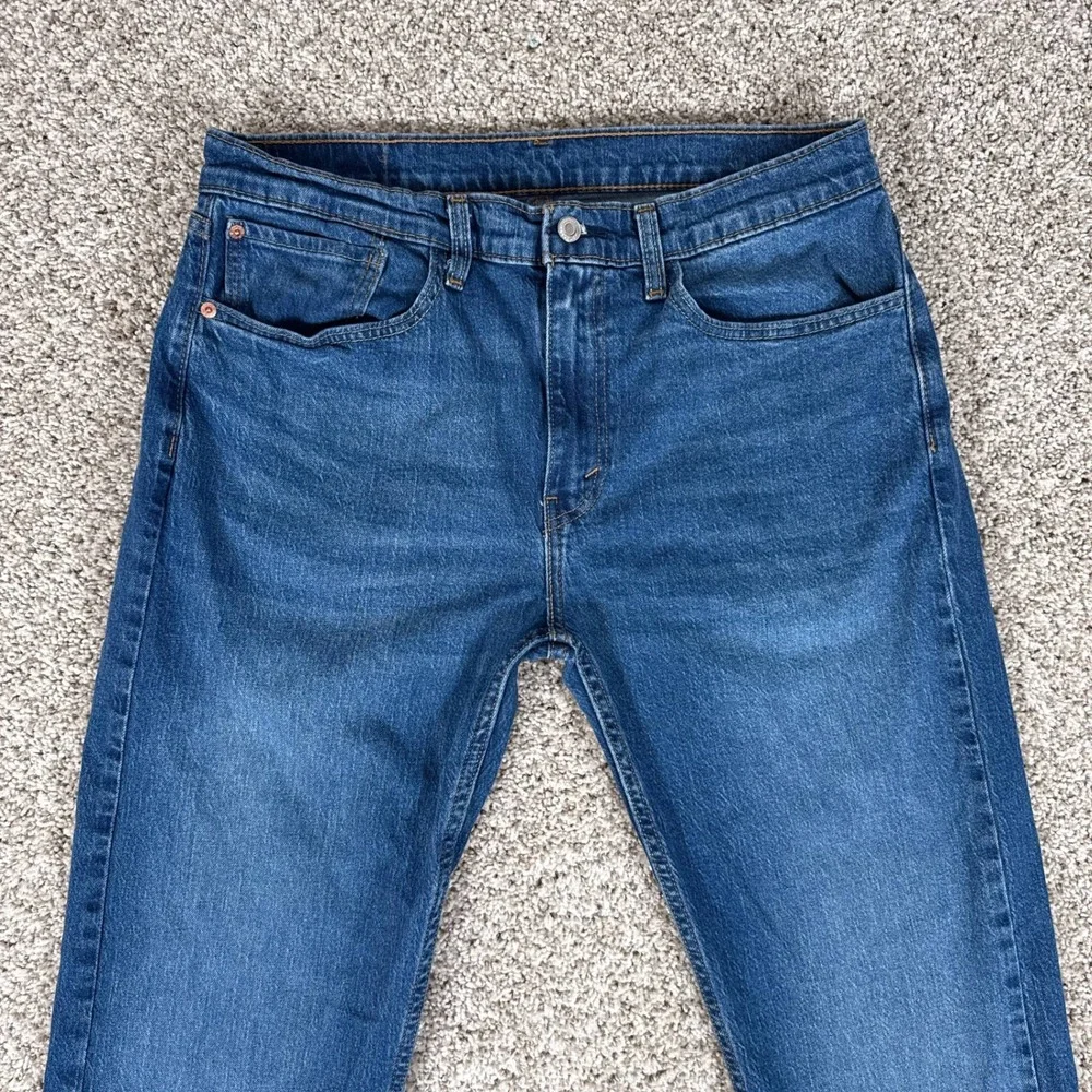 Levis 505 Jeans‎ Mens 34x32 Regular Straight Fit Blue Denim Classic 5 Pocket